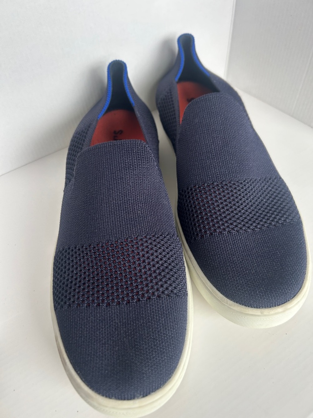 Rothy’s RARE Maritime Lattice Stitch in Navy Blue - Sz. 10.5 EUC